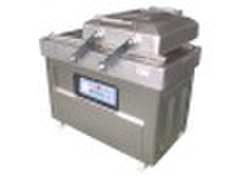 Double chamber vacuum packing machine