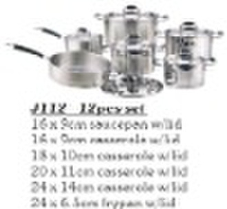 12 PCS Stainless Steel Kitchenware Set