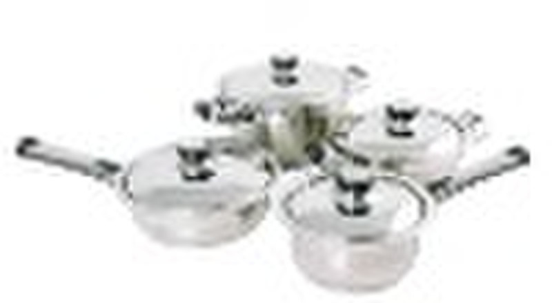 Cookware set with Steel Lid