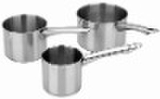 3Pcs Stainless Steel Milk Pot