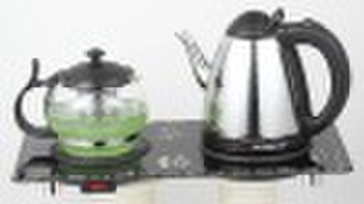 0.8L Stainless steel electric kettle with tea cup