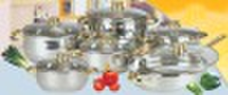 stainless steel 12pcs cookware set