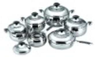 12PCS Edelstahl Kochgeschirr Set