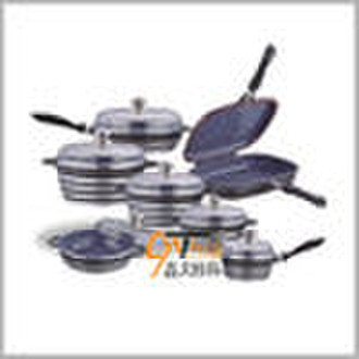 25pcs die casting cookware set XT-DC6025A