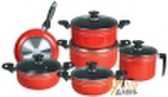 11pcs aluminium non-stick cookware set