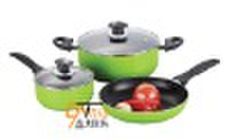 5pcs aluminium non-stick cookware set