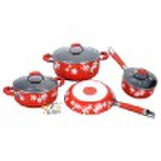 7pcs aluminium non-stick cookware set