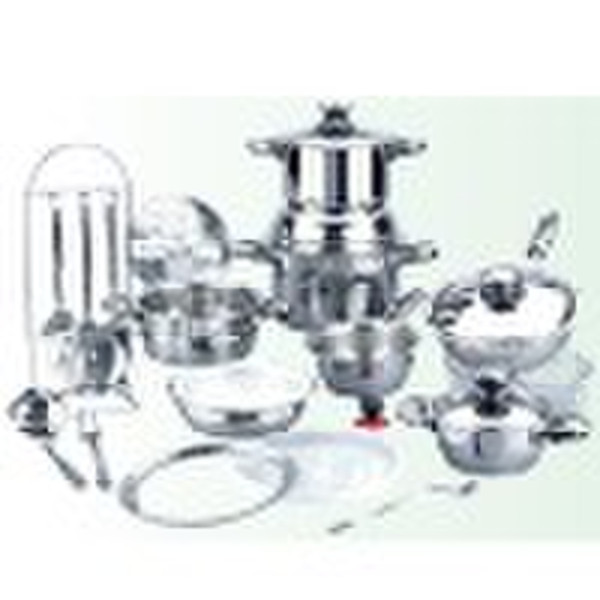 stainless cookware XENO 24pcs set