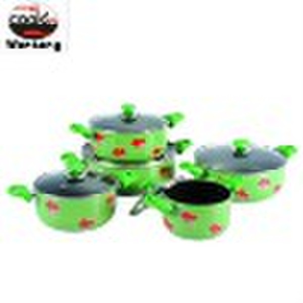 10PCS Decaling Cookware Set