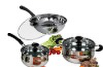 Stainless steel 4PCS-6PCS cookware set