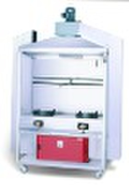 Electrostatic high speed free standing gas stove w