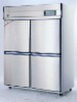 Commercial 4 doors stainless steel refrigerator