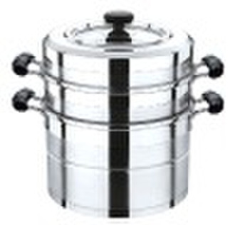 Euro-style stainless steel  food steamers