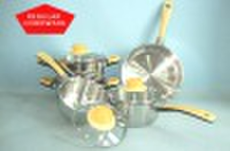 8-pc stainless steel cookware set