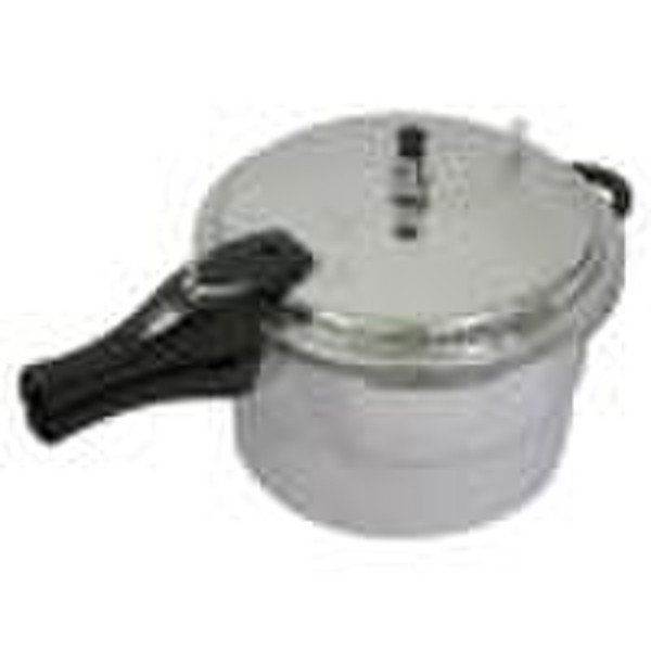 Polished, Two-Section Pressure Cooker