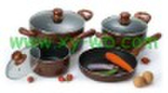 Wooden Colored Cookware