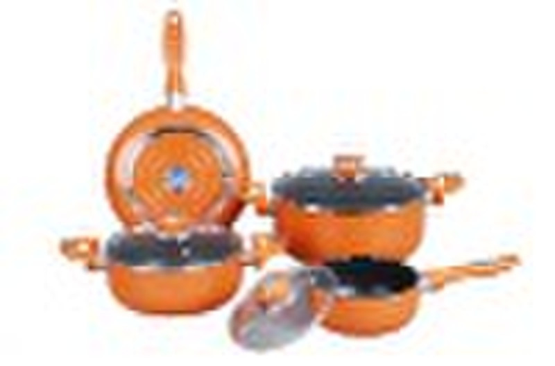 7pcs aluminum non-stick cookware