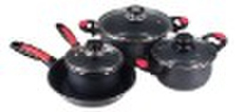 7pcs iron non-stick cookware set