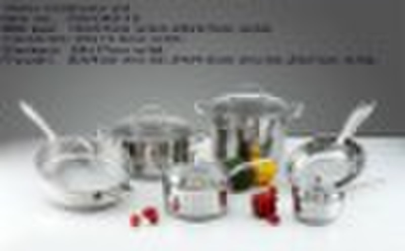 stainless steel cookware set