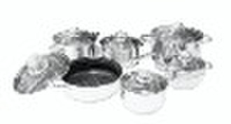 12pcs stainless steel cookware set