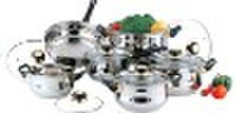 12 pcs stainless steel  kitchenware sets