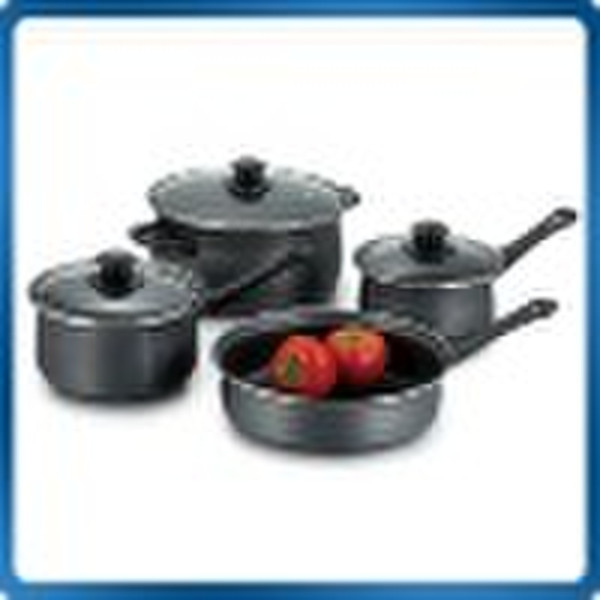 CY-3710,5-piece Non-stick carbon steel Cookware