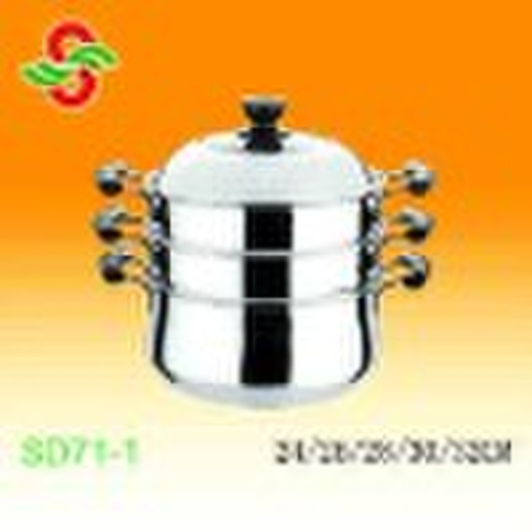 3 LAYERS STEAMER POT