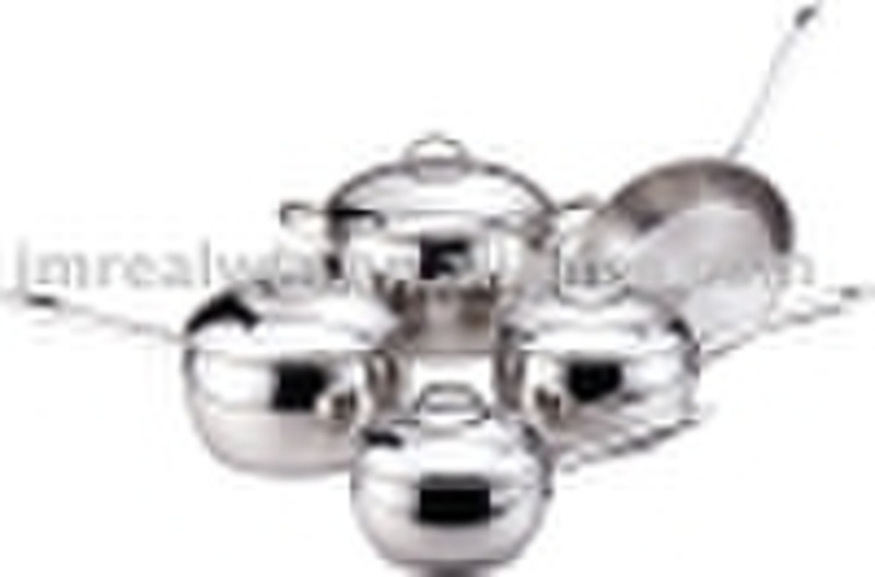 RW0915 9pcs Apple Shape Cookware Set