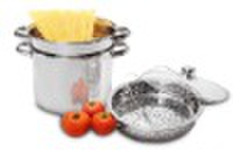 Stainless steel pasta pot