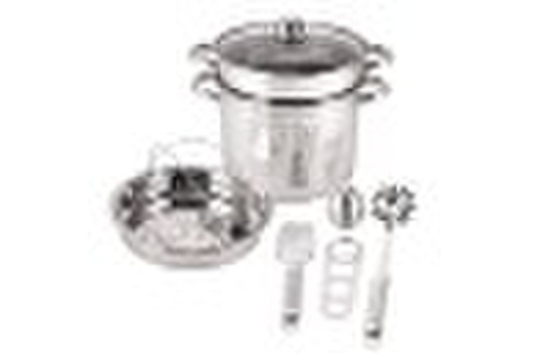 Stainless steel pasta pot