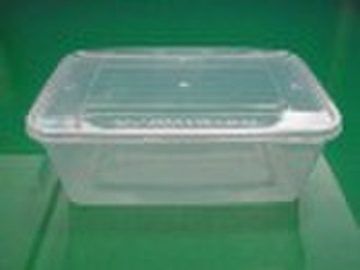 Square plastic bowl 750ml