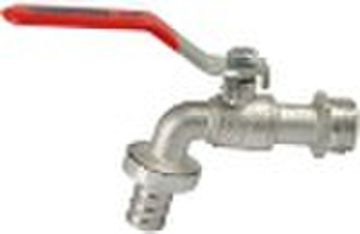 ST-2019 brass tap with red handle