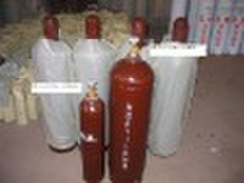 10L acetylene cylinders with valve and cap