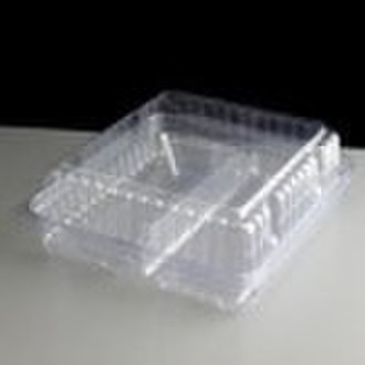 Plastic Klapp Twin Scheibe Eclair Box