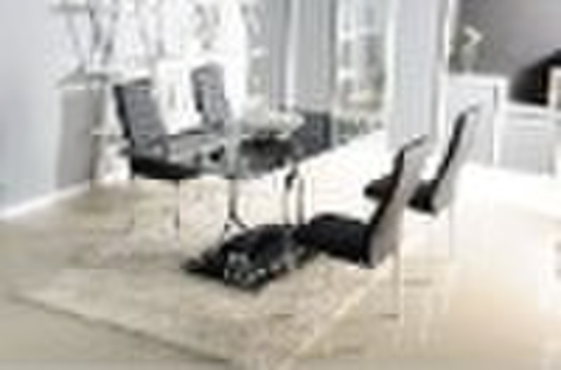 New glass dining table (TD-1018)
