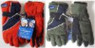 Children ski gloves stocklot, closeout gloves