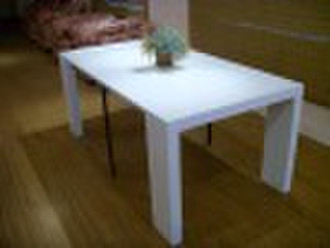 MDF  extendable dining table.