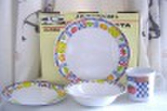 16 pcs melamine dinnerware set