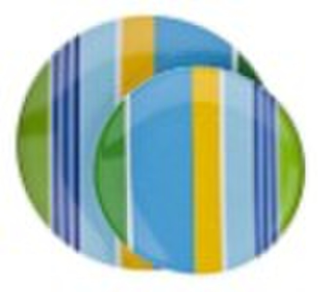 10" and 8" Round melamine plate
