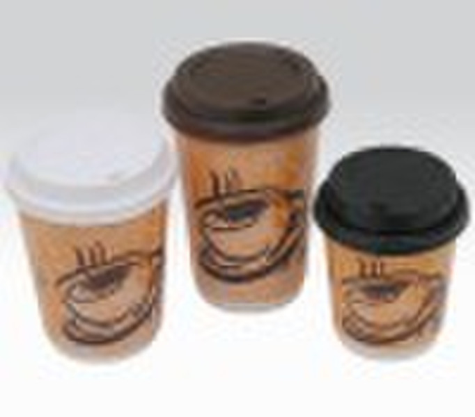 4 Unzen 22 Unzen-Papierkaffeetasse mit Deckel