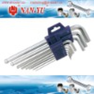 9PC Long Ball Point Hex Key Wrench Set