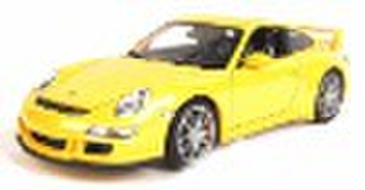 18.01 Alloy Auto PORSCHE 911 (997) GT3 Gelbe Spielzeug