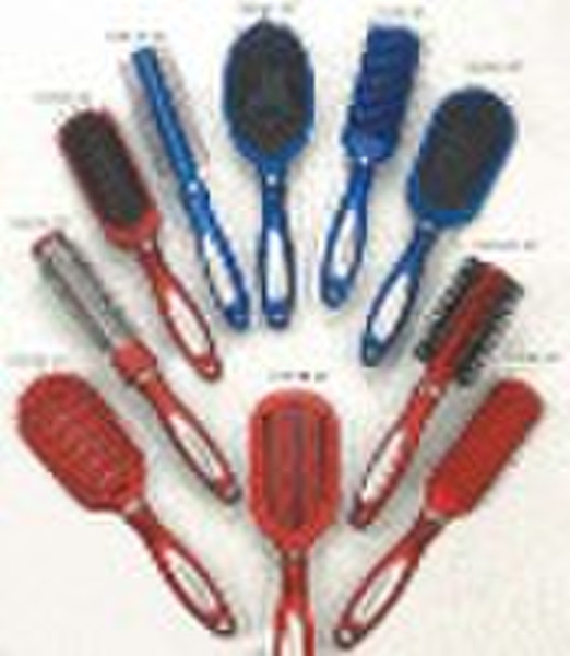 Plastic hair brush