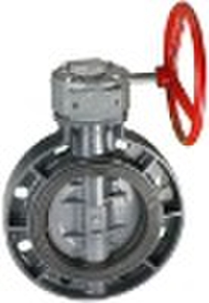 PVC / FRPP / PPG / PPR / Plastic Butterfly Valve