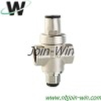 water pressure reducing valve nickle plated