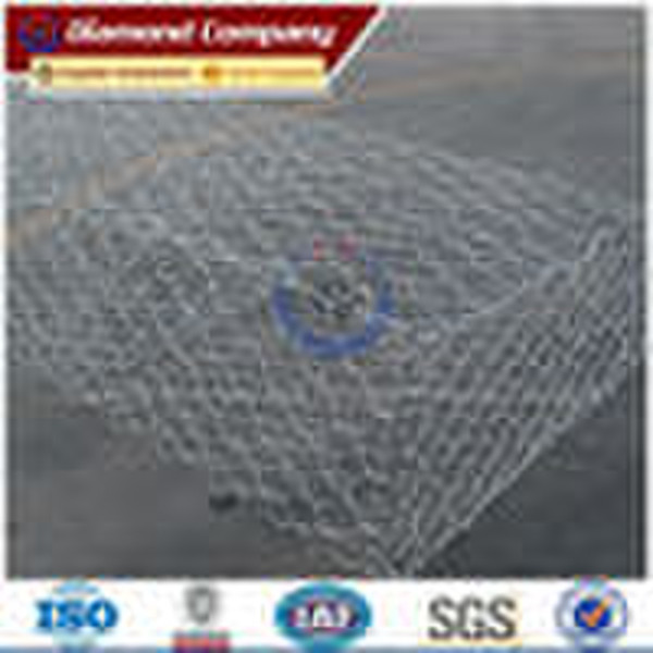 Gabion basket of hexagonal double twisted wire mes