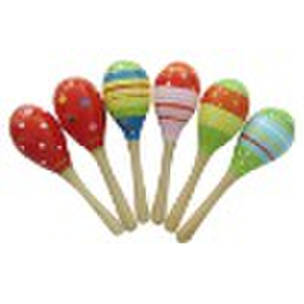 Wooden musica instrument Toys - Wooden Maracas