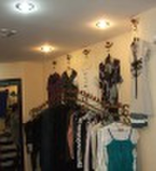 decorative garment rack