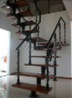Simple European notochord steel staircase
