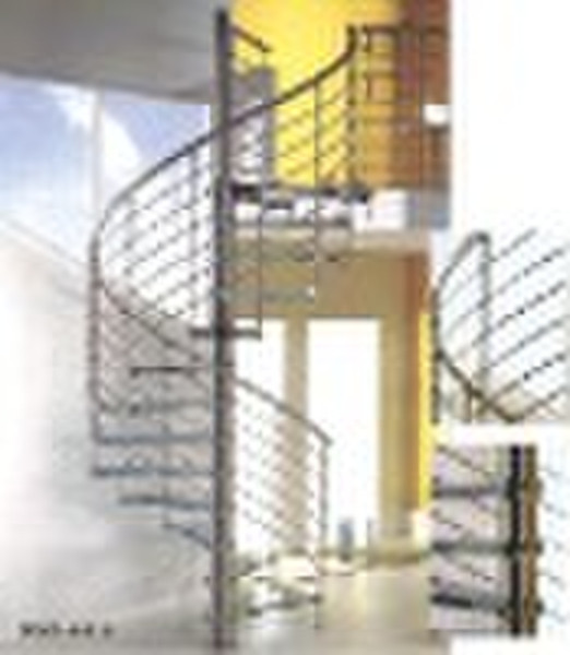 Spiral stainless steel  Staircase DMS-6814